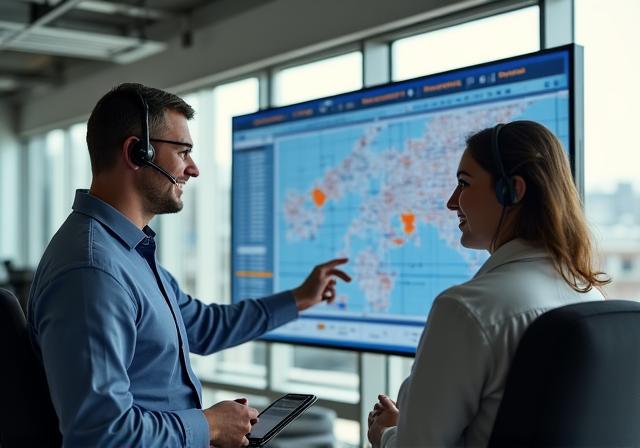 CAISSON FORWARDING CO., INC. dispatchers working on freight logistics
